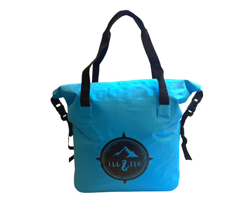 Ebb & Flo 20 Liter Drybag with tote carry shoulder straps